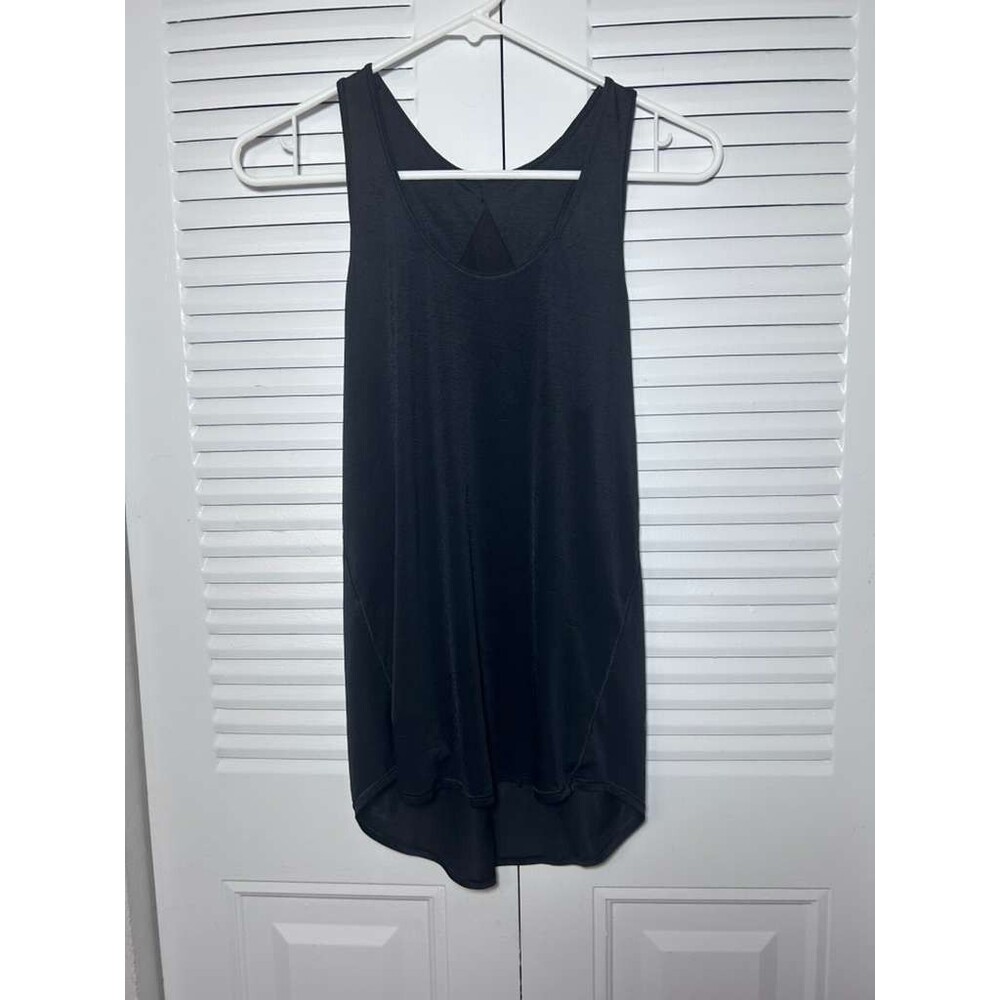 Lululemon Pace Cross Tank Top Women Size 6 Black Racerback Bundle Lot of 2 - Picture 2 of 9